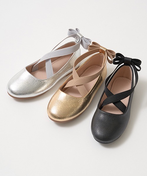 Lycee mine（リセマイン）の「バレーシューズ（バレエシューズ・キッズ・シルバー/ゴールド/ブラック・18cm/19cm/16cm/17cm/20cm/21cm）」の8枚目の写真