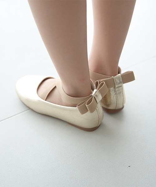 Lycee mine（リセマイン）の「バレーシューズ（バレエシューズ・キッズ・シルバー/ゴールド/ブラック・18cm/19cm/16cm/17cm/20cm/21cm）」の11枚目の写真