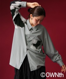 OWNth（オンス）の「墨汁柄切替シャツ（シャツ/ブラウス）」