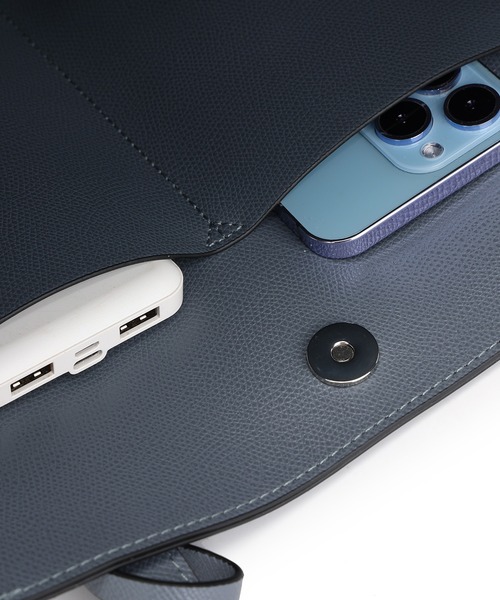 Ungrid（アングリッド）の「【Ungrid/アングリッド】キーハウス付きラージトートバッグ（トートバッグ・レディース・グレイッシュベージュ/ブラック/アイボリー/ブルーグレー/グレー・FREE）」の7枚目の写真