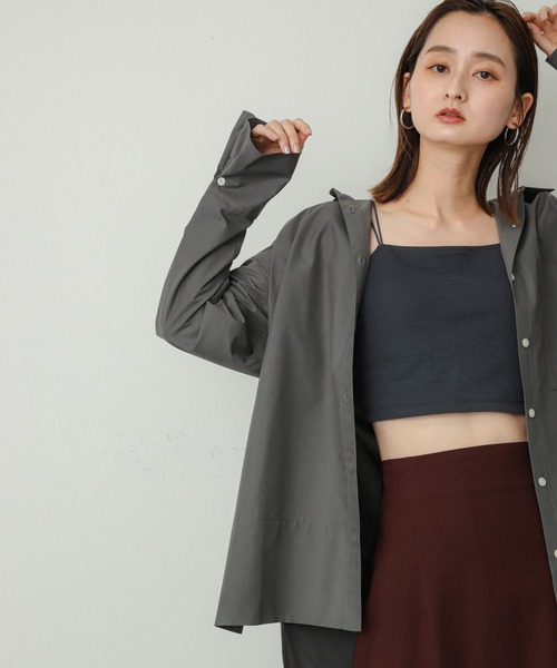 SENSE OF PLACE by URBAN RESEARCH（センスオブプレイスバイアーバンリサーチ）の「チュニックルーズシャツ（Tシャツ/カットソー・レディース・チャコールグレー/オフホワイト/ライトブルー/ブルー系その他/グレー系その他・ONE）」の7枚目の写真