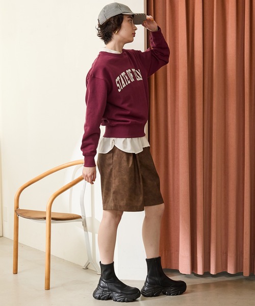 セール】【 厚底 】 軽量 スニーカーソール ショートブーツ 41412