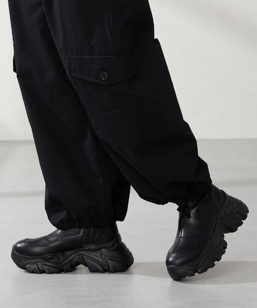 セール】【 厚底 】 軽量 スニーカーソール ショートブーツ 41412