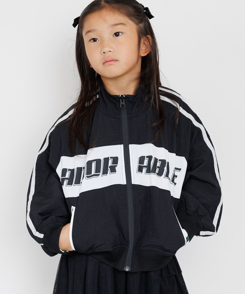 10C REPIPI（ジューシーレピピ）の「【10C REPIPI】ロゴキリカエトラックジャケット（ジャージ・キッズ・ホワイト/ブラック・130cm/110cm/120cm）」の8枚目の写真