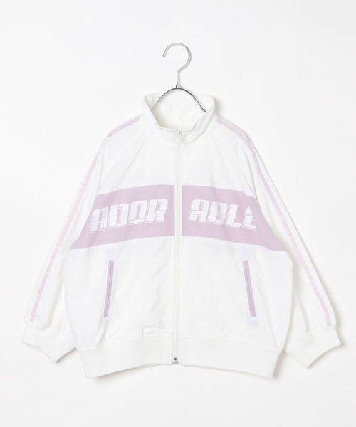 10C REPIPI（ジューシーレピピ）の「【10C REPIPI】ロゴキリカエトラックジャケット（ジャージ・キッズ・ホワイト/ブラック・130cm/110cm/120cm）」の10枚目の写真