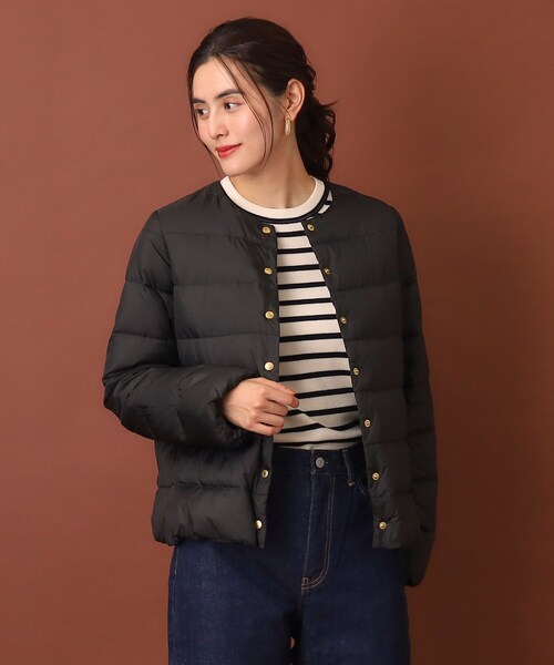 Traditional Weatherwear（トラディショナルウェザーウェア）の「Traditional Weatherwear（トラディショナル ウェザーウェア）ARKLEY ジャケット（その他アウター・レディース・オフホワイト/ブラック/ベージュ・01/02）」の5枚目の写真