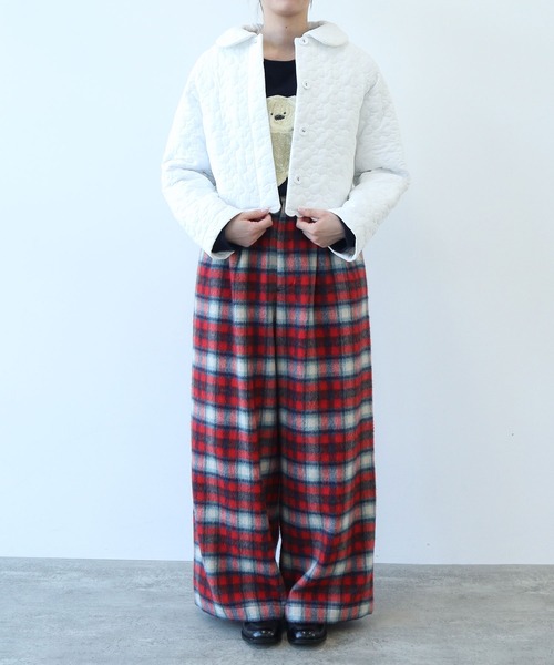 bulle de savon（ビュルデサボン）の「《bulle de savon 30th Anniversary》はなとまるキルティング ジャケット（その他アウター・レディース・ホワイト/ブラック/その他・FREE）」の17枚目の写真