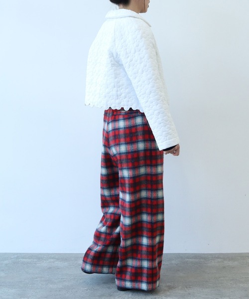 bulle de savon（ビュルデサボン）の「《bulle de savon 30th Anniversary》はなとまるキルティング ジャケット（その他アウター・レディース・ホワイト/ブラック/その他・FREE）」の14枚目の写真