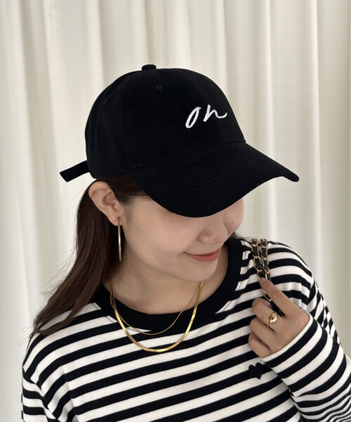 prose verse（プロズヴェール）の「シンプルロゴキャップ（キャップ・レディース・オフホワイト/ベージュ/ブラック・ﾌﾘ-）」の7枚目の写真