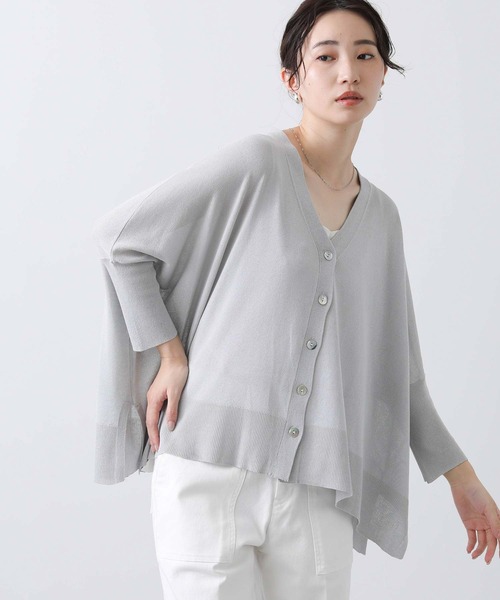 【セール】ＲＮラメワイドＶネックカーディガン（カーディガン/ボレロ）｜Gready Brilliant（グレディブリリアン）