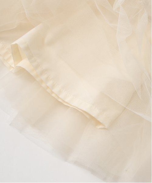 Lycee mine（リセマイン）の「【新色追加】リボン付きティアードチュールスカート（スカート・キッズ・ネイビー/レッド/アイボリー/ブラック/ピンク/ブルーグレー・100cm/110cm/120cm/130cm/140cm/150cm）」の21枚目の写真