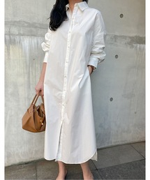 SPIGA | ロングシャツワンピース(シャツワンピース)