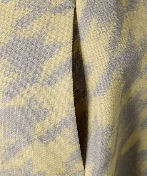 an another angelus（アンアナザーアンジェラス）の「ハンドペイント千鳥柄タックスカート/ananotherangelus（スカート・レディース・グレー×ピンク/ベージュ×ブラック/イエロー×グレー・FREE）」の19枚目の写真