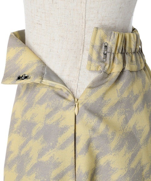 an another angelus（アンアナザーアンジェラス）の「ハンドペイント千鳥柄タックスカート/ananotherangelus（スカート・レディース・グレー×ピンク/ベージュ×ブラック/イエロー×グレー・FREE）」の20枚目の写真