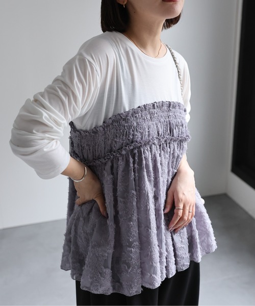 スフレPIE ジャガードプルオーバー gelato pique（ジェラートピケ）の「スフレPIE ジャガードプル