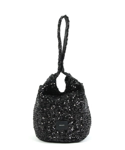 BEAURE ヴュレ スパンコール バケツ型 ワンショル(ショルダーバッグ)|Beau're(ヴュレ) BEAURE ヴュレ スパンコール バケツ型 ワンショル(ショルダーバッグ)|Beau're(ヴュレ)