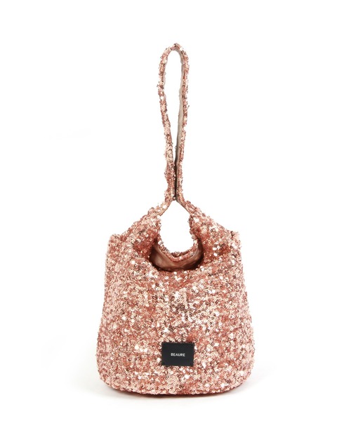 BEAURE ヴュレ スパンコール バケツ型 ワンショル(ショルダーバッグ)|Beau're(ヴュレ) BEAURE ヴュレ スパンコール バケツ型 ワンショル(ショルダーバッグ)|Beau're(ヴュレ)