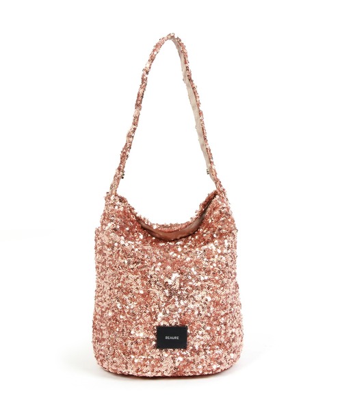BEAURE ヴュレ スパンコール バケツ型 ワンショル(ショルダーバッグ)|Beau're(ヴュレ) BEAURE ヴュレ スパンコール バケツ型 ワンショル(ショルダーバッグ)|Beau're(ヴュレ)