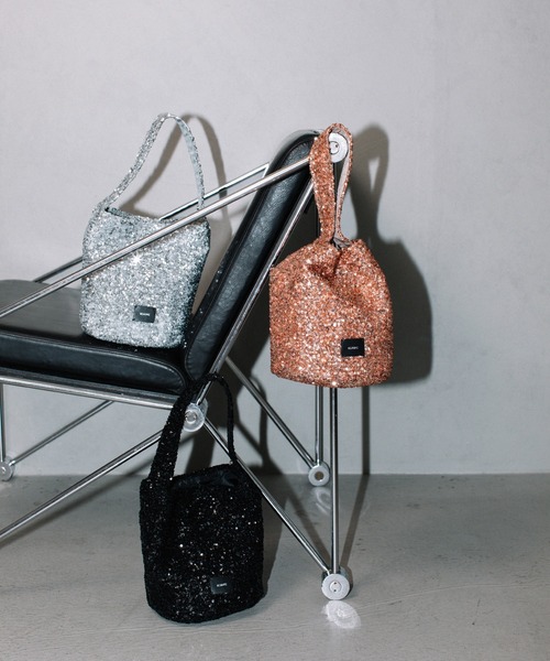 BEAURE ヴュレ スパンコール バケツ型 ワンショル(ショルダーバッグ)|Beau're(ヴュレ) BEAURE ヴュレ スパンコール バケツ型 ワンショル(ショルダーバッグ)|Beau're(ヴュレ)