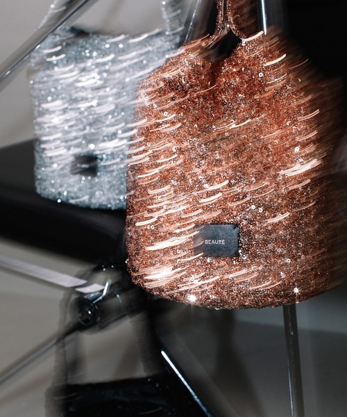 BEAURE ヴュレ スパンコール バケツ型 ワンショル(ショルダーバッグ)|Beau're(ヴュレ) BEAURE ヴュレ スパンコール バケツ型 ワンショル(ショルダーバッグ)|Beau're(ヴュレ)