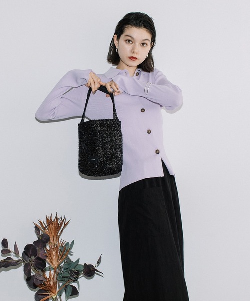 BEAURE ヴュレ スパンコール バケツ型 ワンショル(ショルダーバッグ)|Beau're(ヴュレ) BEAURE ヴュレ スパンコール バケツ型 ワンショル(ショルダーバッグ)|Beau're(ヴュレ)