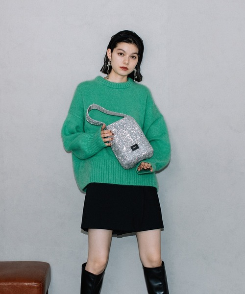 BEAURE ヴュレ スパンコール バケツ型 ワンショル(ショルダーバッグ)|Beau're(ヴュレ) BEAURE ヴュレ スパンコール バケツ型 ワンショル(ショルダーバッグ)|Beau're(ヴュレ)