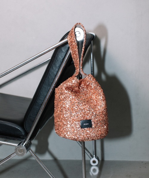 BEAURE ヴュレ スパンコール バケツ型 ワンショル(ショルダーバッグ)|Beau're(ヴュレ) BEAURE ヴュレ スパンコール バケツ型 ワンショル(ショルダーバッグ)|Beau're(ヴュレ)