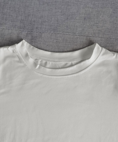 Miniministore(ミニミニストア)の「肩出しTシャツ レディース ナチュラル(Tシャツ/カットソー・レディース・ブラック/グレー/ホワイト・FREE)」の4枚目の写真