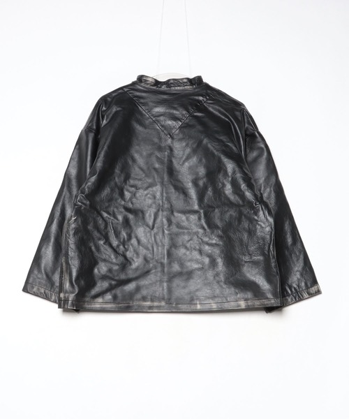 DISCOVERED（ディスカバード）の「DISCOVERED FADE BLACK LEATHER CHINA BLOUSON（その他アウター・メンズ・ブラック・1/3）」の22枚目の写真