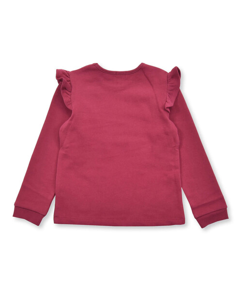 BeBe(ベベ)の「肩フリルハートロゴトレーナー(90~150cm)(スウェット・キッズ・ボルドー/ブルー・120cm/110cm/140cm/150cm/130cm/100cm/90cm)」の7枚目の写真