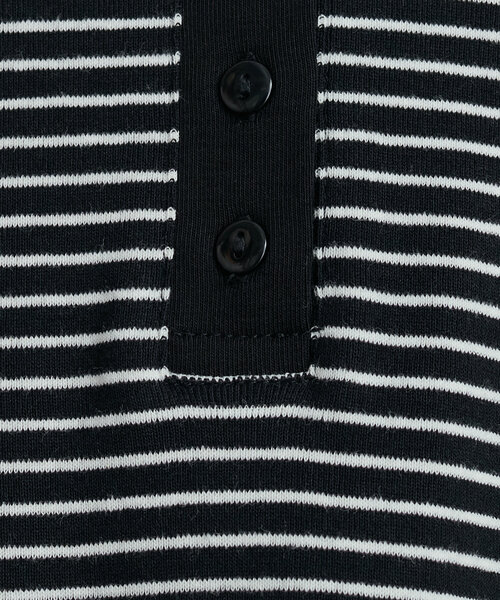 natural couture（ナチュラルクチュール）の「前後2WAYヘンリーネックボーダーT（Tシャツ/カットソー・レディース・ピンク/オレンジ/チャコールグレー/オフホワイト/ブラック・FREE）」の22枚目の写真