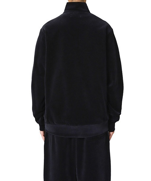 marka（マーカ）の「marka / マーカ：TRACK JACKET - 30/- organic cotton velour -：M24C-05CS01C[COR]（ブルゾン・メンズ・ダークネイビー・2/3/1）」の9枚目の写真