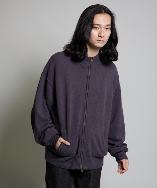 MandO(Auntie Rosa)(エムオー)の「【MandO】ハイネックドライバーズニット(ニット/セーター・メンズ・ブラック/チャコール/ブルー・MEDIUM/LARGE)」の9枚目の写真