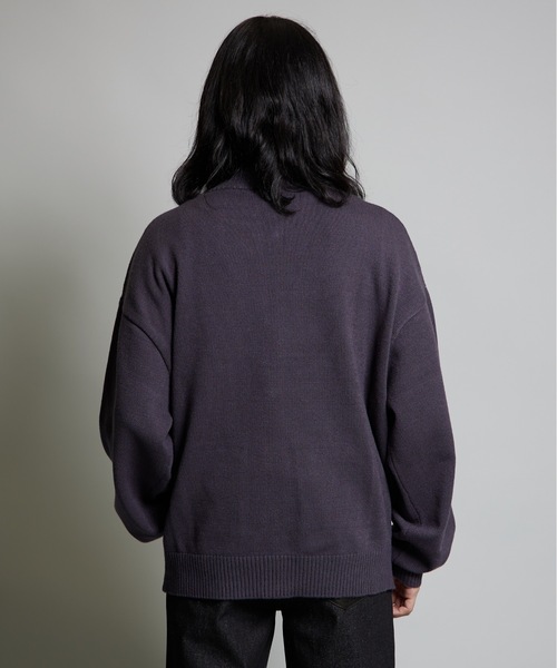 MandO(Auntie Rosa)(エムオー)の「【MandO】ハイネックドライバーズニット(ニット/セーター・メンズ・ブラック/チャコール/ブルー・MEDIUM/LARGE)」の11枚目の写真