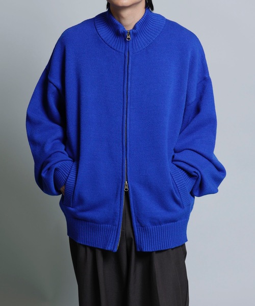 MandO(Auntie Rosa)(エムオー)の「【MandO】ハイネックドライバーズニット(ニット/セーター・メンズ・ブラック/チャコール/ブルー・MEDIUM/LARGE)」の13枚目の写真