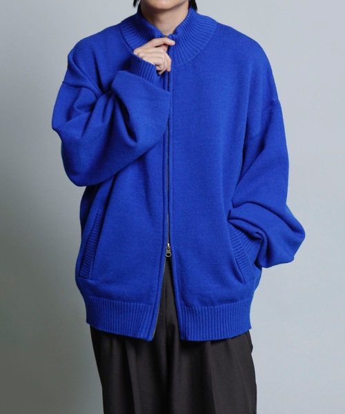 MandO(Auntie Rosa)(エムオー)の「【MandO】ハイネックドライバーズニット(ニット/セーター・メンズ・ブラック/チャコール/ブルー・MEDIUM/LARGE)」の14枚目の写真