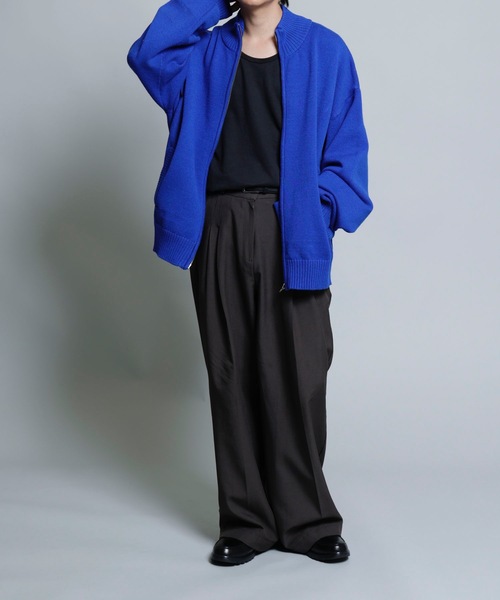 MandO(Auntie Rosa)(エムオー)の「【MandO】ハイネックドライバーズニット(ニット/セーター・メンズ・ブラック/チャコール/ブルー・MEDIUM/LARGE)」の17枚目の写真