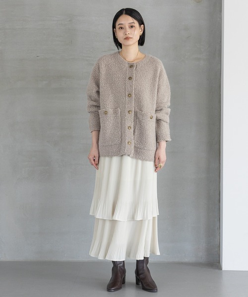 A part by(アパートバイ)の「ソフトストレッチショートブーツ(ブーツ・レディース・ブラック/ブラウン/ライトベージュ・MEDIUM/LARGE)」の22枚目の写真