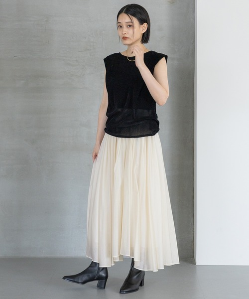 A part by(アパートバイ)の「ソフトストレッチショートブーツ(ブーツ・レディース・ブラック/ブラウン/ライトベージュ・MEDIUM/LARGE)」の17枚目の写真