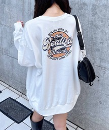 Backサークルスウェットチュニック