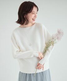 DRESKIP | 【洗える/セットアップ可】女性らしさ際立つ　もちもちリブドルマンニット(ニット/セーター)