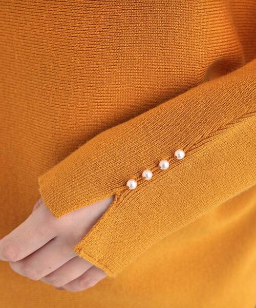 洗える/セットアップ可】女性らしさ際立つ もちもちリブドルマンニット