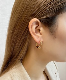 ぷっくりミニフープピアス (両耳用)
