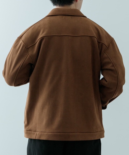 ITEMS URBANRESEARCH(アイテムズ アーバンリサーチ)の「裏フリース F.S. ボタンアップ ジャケット(その他アウター・メンズ・ブラウン/チャコールグレー/ブラック・MEDIUM/LARGE)」の13枚目の写真