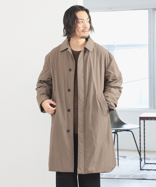 B:MING by BEAMS（ビーミングバイビームス）の「撥水 ナイロン コート（ステンカラーコート・メンズ・ブラウン系その他5/ブラック・SMALL/MEDIUM/LARGE/X-LARGE）」の14枚目の写真