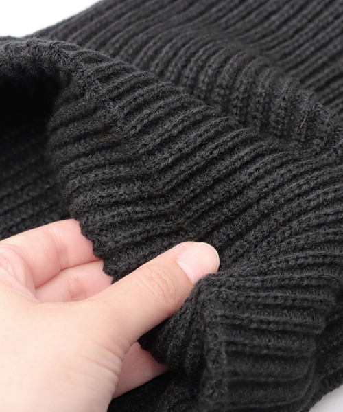 A.M.S.（エーエムエス）の「キャットイヤー ニット ワッチ（ニットキャップ/ビーニー・レディース・チャコール/アイボリー/ブラック・FREE）」の15枚目の写真