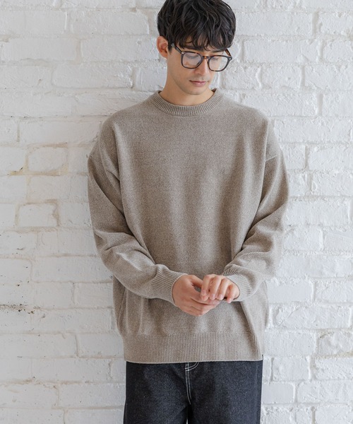 LAKOLE（ラコレ）の「ソフトモールニットプルオーバー / 116740（ニット/セーター・メンズ・アイボリー/ブラック/ブルー/グレー/ブラウン/オレンジ・X-LARGE/MEDIUM/LARGE）」の2枚目の写真