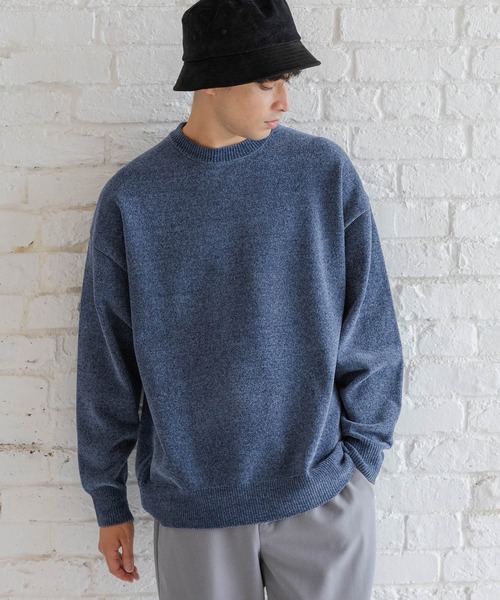 LAKOLE（ラコレ）の「ソフトモールニットプルオーバー / 116740（ニット/セーター・メンズ・アイボリー/ブラック/ブルー/グレー/ブラウン/オレンジ・X-LARGE/MEDIUM/LARGE）」の5枚目の写真