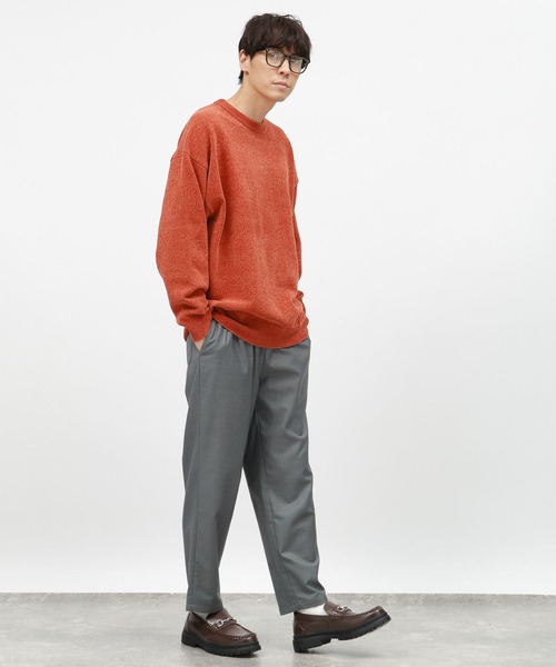 LAKOLE（ラコレ）の「ソフトモールニットプルオーバー / 116740（ニット/セーター・メンズ・アイボリー/ブラック/ブルー/グレー/ブラウン/オレンジ・X-LARGE/MEDIUM/LARGE）」の12枚目の写真