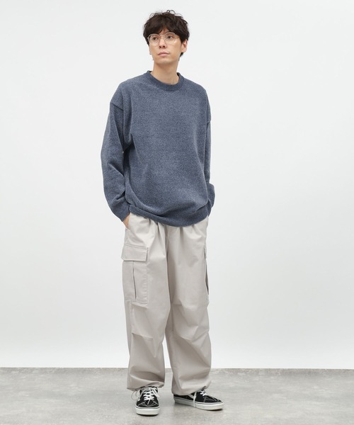 LAKOLE（ラコレ）の「ソフトモールニットプルオーバー / 116740（ニット/セーター・メンズ・アイボリー/ブラック/ブルー/グレー/ブラウン/オレンジ・X-LARGE/MEDIUM/LARGE）」の11枚目の写真